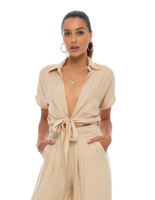 IZAR SHIRT - SAND