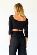 ALYA TOP - BLACK