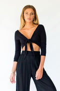 ALYA TOP - BLACK