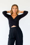 ALYA TOP - BLACK