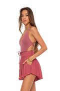 ASCELLA SHORTS - PLUM