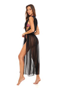CLEOPATRA MAXI SILK CHIFFON - BLACK