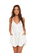 GAIA PLAYSUIT - WHITE