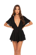IRINI PLAYSUIT - BLACK