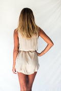 NASHIRA SILKY CAMI DRESS - DUNE