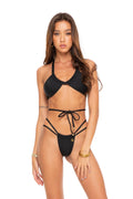 ZAPHORA BOTTOMS - BLACK